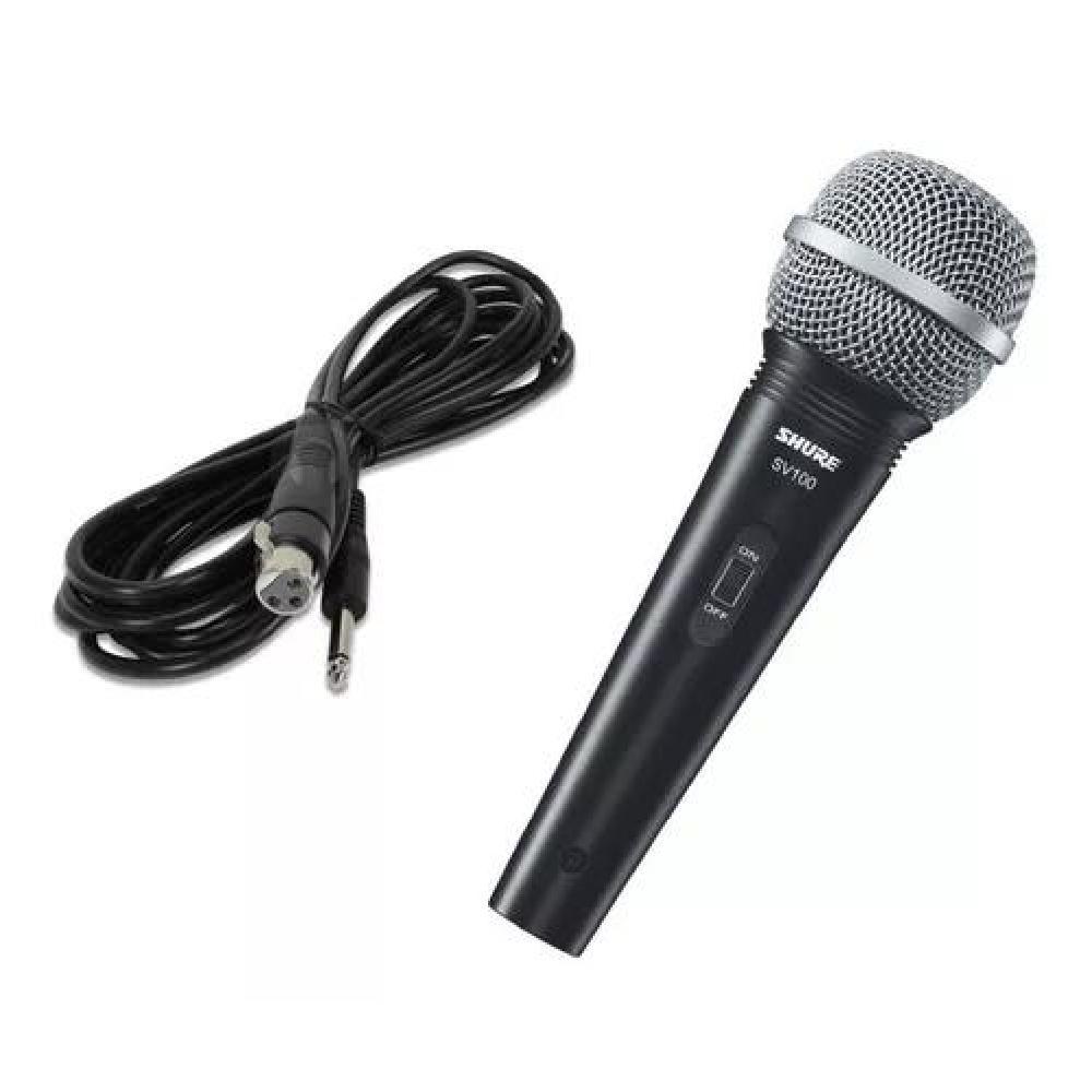 MICRÓFONO DINÁMICO SV100 SHURE NEGRO - 4