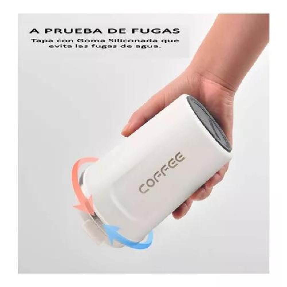 TERMO PARA CAFE VASO TÉRMICO MUG 380ML 13OZ SELLABLE BLANCO - 3