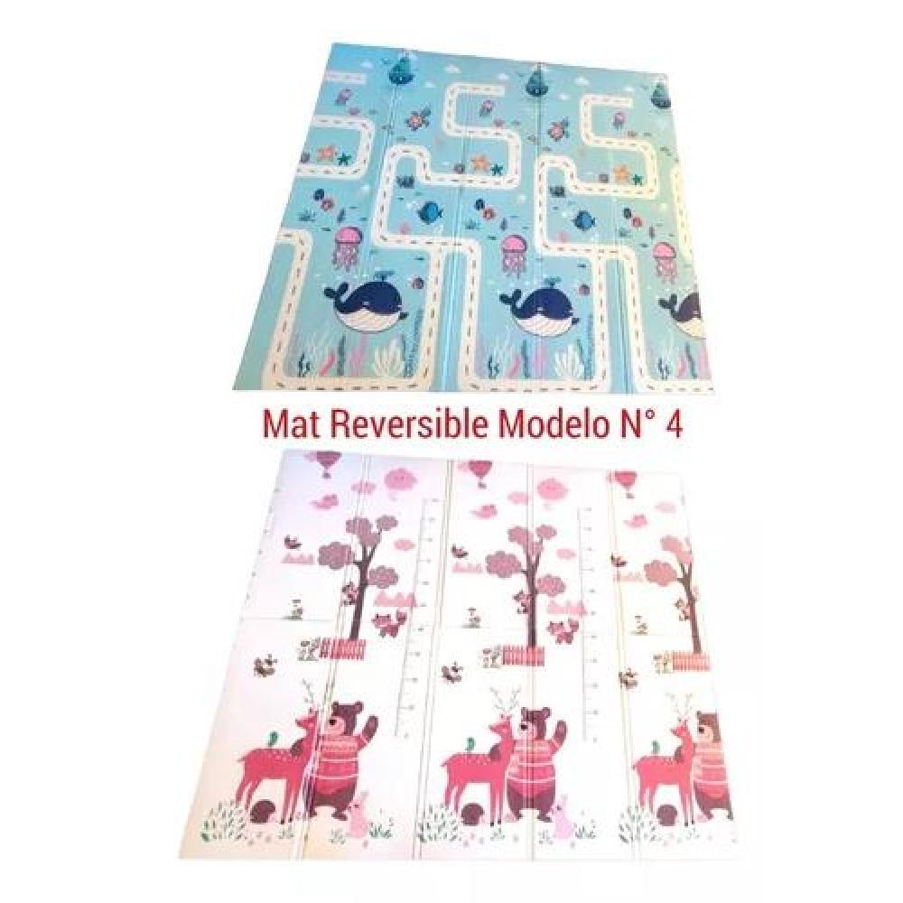ALFOMBRA ALF4 ANTIGOLPES NIÑO BEBÉ CON BOLSO 180X200X1 CM PREMIUM MULTICOLOR - 4
