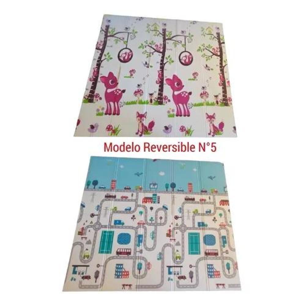 ALFOMBRA ALF4 ANTIGOLPES NIÑO BEBÉ CON BOLSO 180X200X1 CM PREMIUM MULTICOLOR - 5