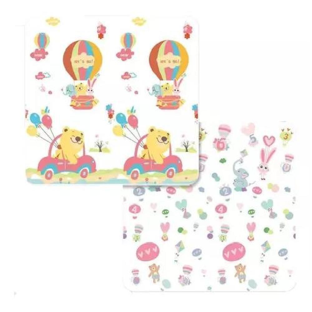 ALFOMBRA ALF12 ANTIGOLPES NIÑOS BEBÉ PLEGABLE 180*200 CM PREMIUM MULTICOLOR - 1