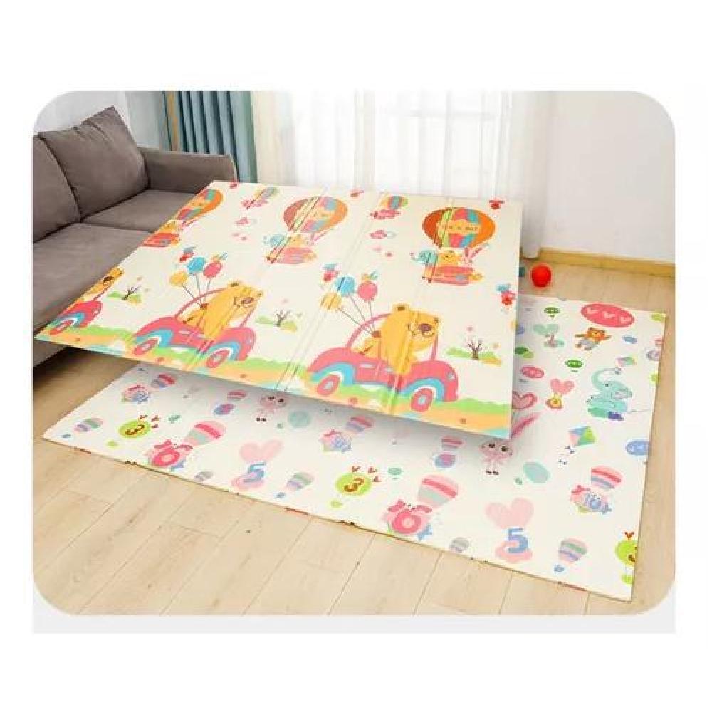 ALFOMBRA ALF12 ANTIGOLPES NIÑOS BEBÉ PLEGABLE 180*200 CM PREMIUM MULTICOLOR - 2