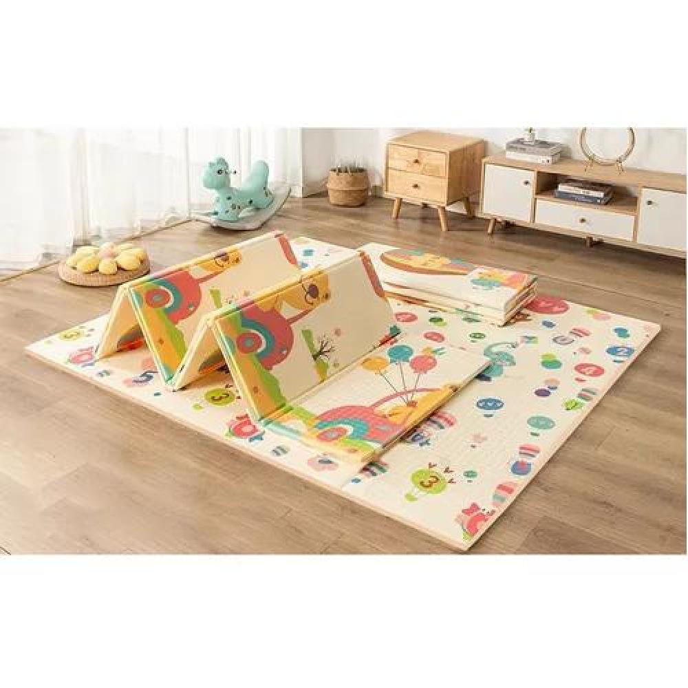 ALFOMBRA ALF12 ANTIGOLPES NIÑOS BEBÉ PLEGABLE 180*200 CM PREMIUM MULTICOLOR - 3