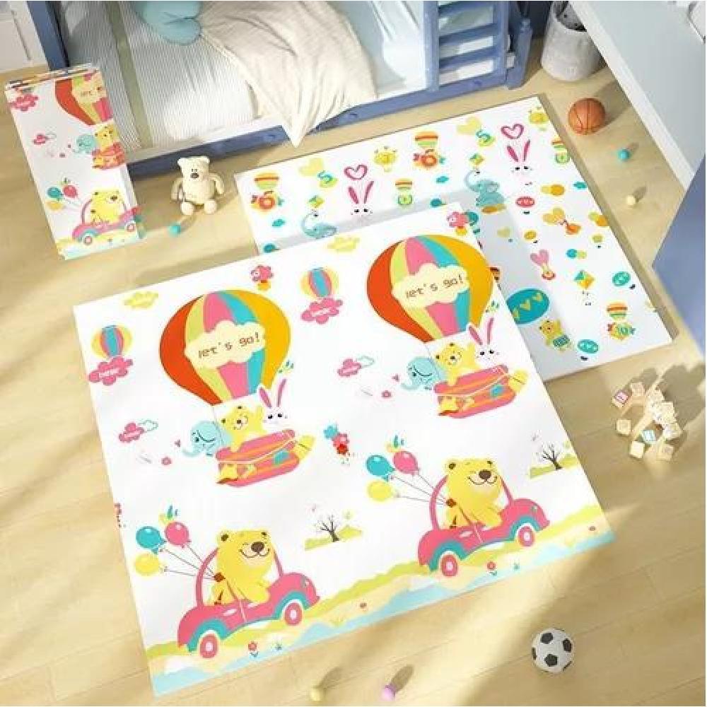 ALFOMBRA ALF12 ANTIGOLPES NIÑOS BEBÉ PLEGABLE 180*200 CM PREMIUM MULTICOLOR - 4