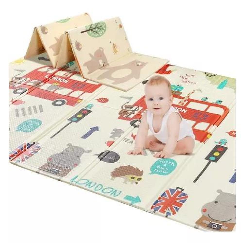 ALFOMBRA ALF5 ANTIGOLPES NIÑOS BEBÉS PLEGABLE 120*180 CM MULTICOLOR - 1