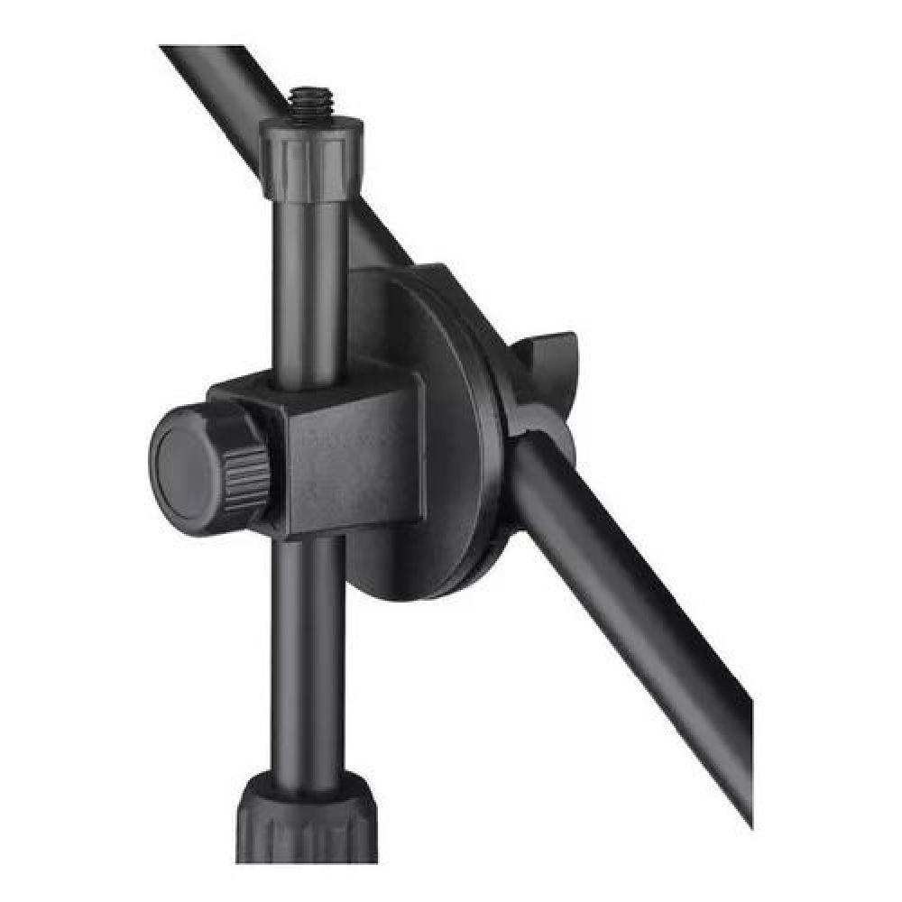 ATRIL MICRÓFONO SOPORTE PEDESTAL PROFESIONAL AJUSTABLE NEGRO - 7