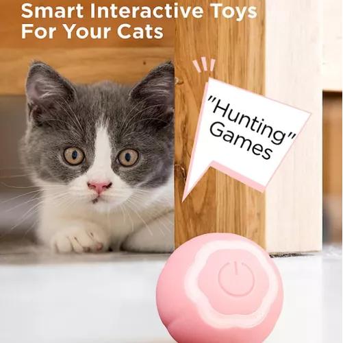 3 BOLAS INTELIGENTES PARA GATOS RECARGABLES POR USB CON LUZ - 4
