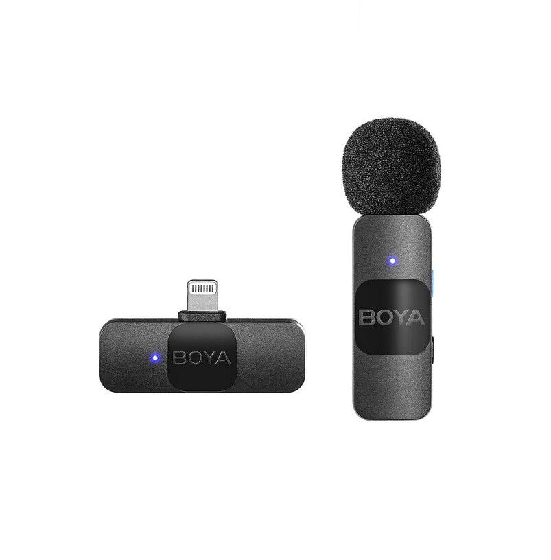 PACK X2 MICRÓFONO INALÁMBRICO SOLAPA LAVALIER BOYA BY-VIPHONE - 3