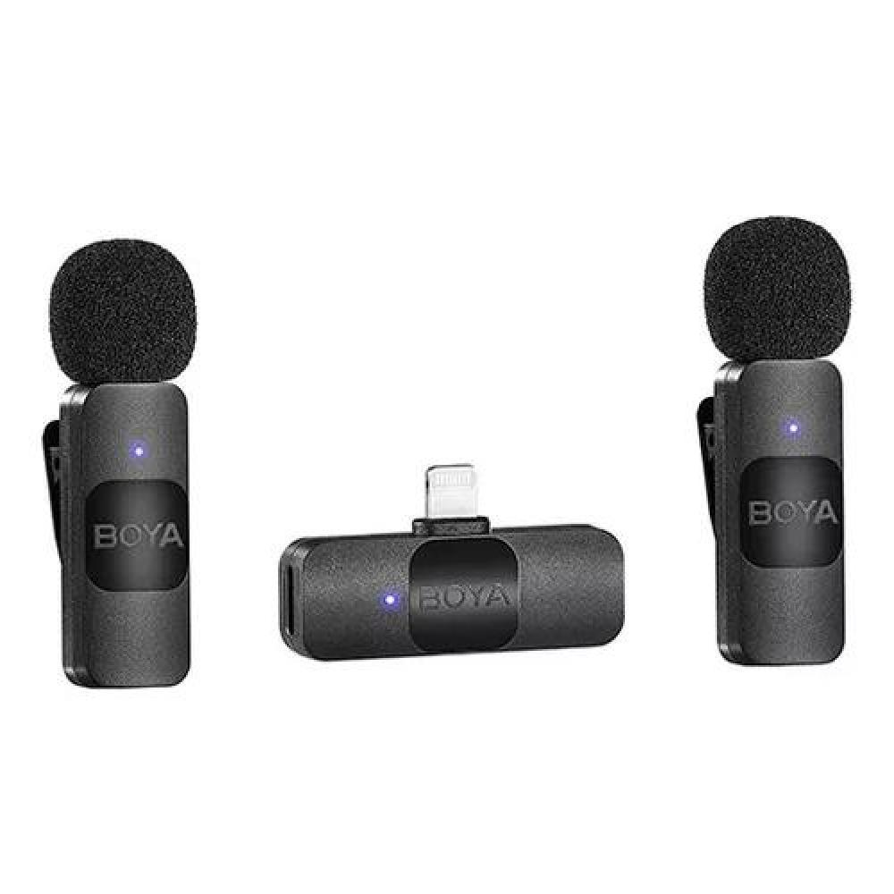 PACK X2 MICRÓFONO INALÁMBRICO SOLAPA LAVALIER BOYA BY-VIPHONE - 5