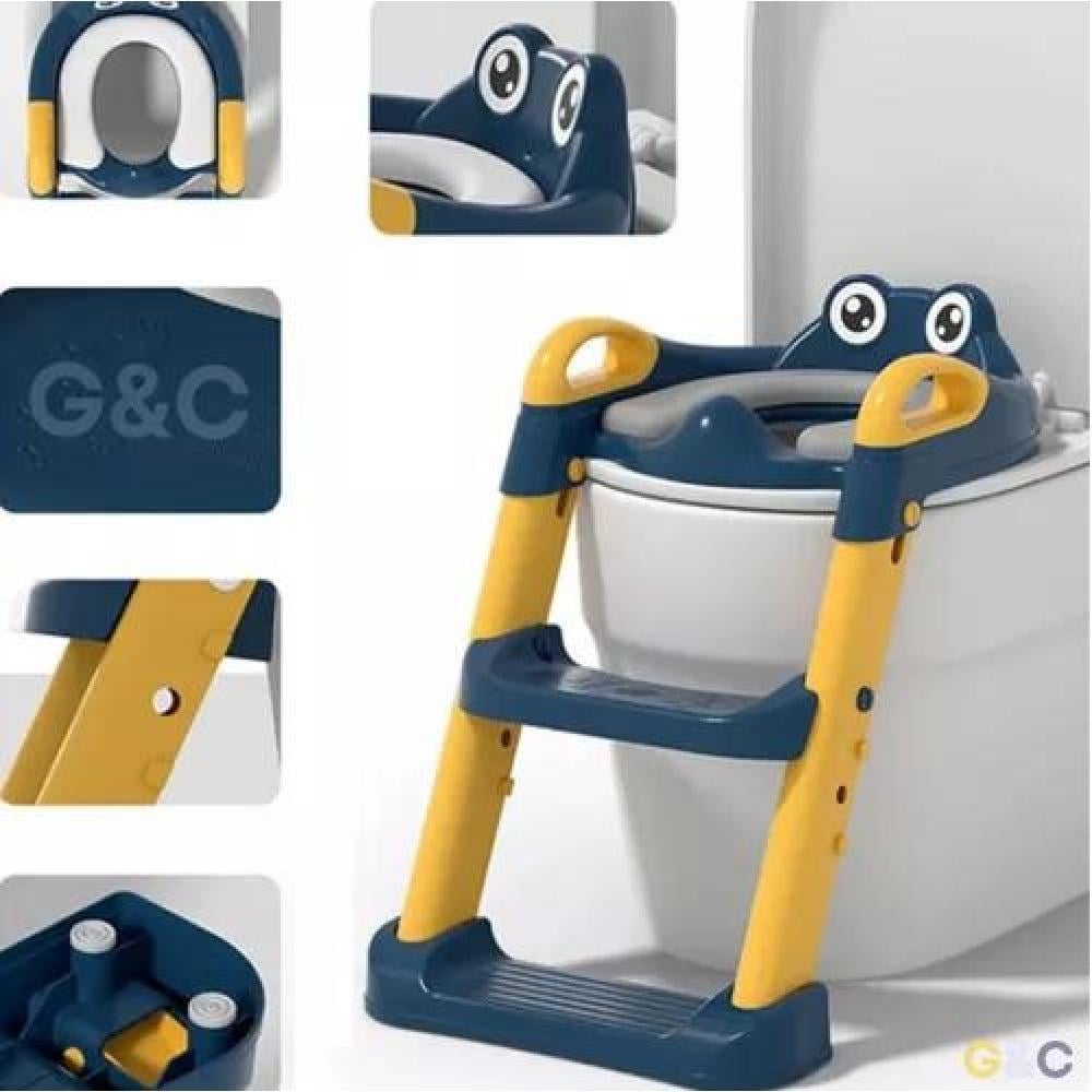 ASIENTO PEL14 ENTRENADOR BAÑO CON ESCALERA Y AGARRADERA NIÑOS MORADO - 4