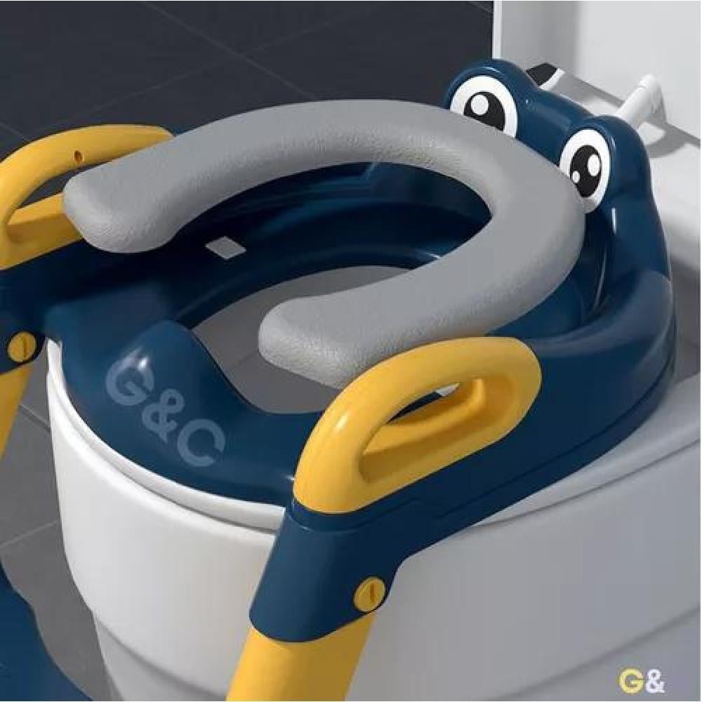 ASIENTO PEL14 ENTRENADOR BAÑO CON ESCALERA Y AGARRADERA NIÑOS MORADO - 5