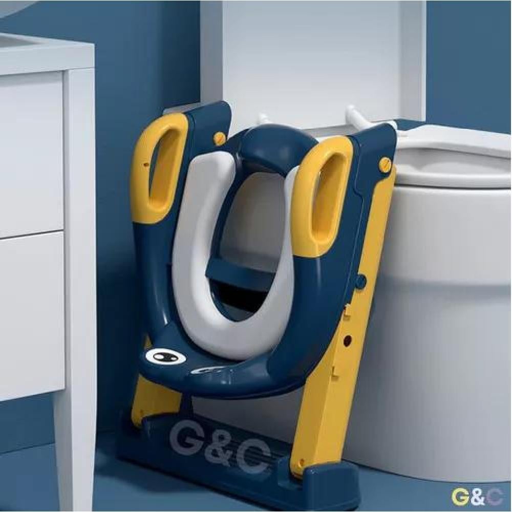 ASIENTO PEL14 ENTRENADOR BAÑO CON ESCALERA Y AGARRADERA NIÑOS MORADO - 7