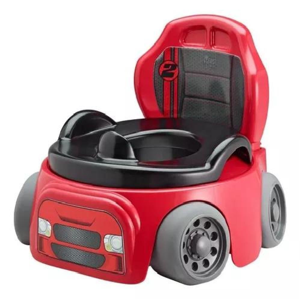 BACINICA PEL23 ENTRENADOR BAÑO CARRO COCHE WHEELS NIÑOS ROJO - 1