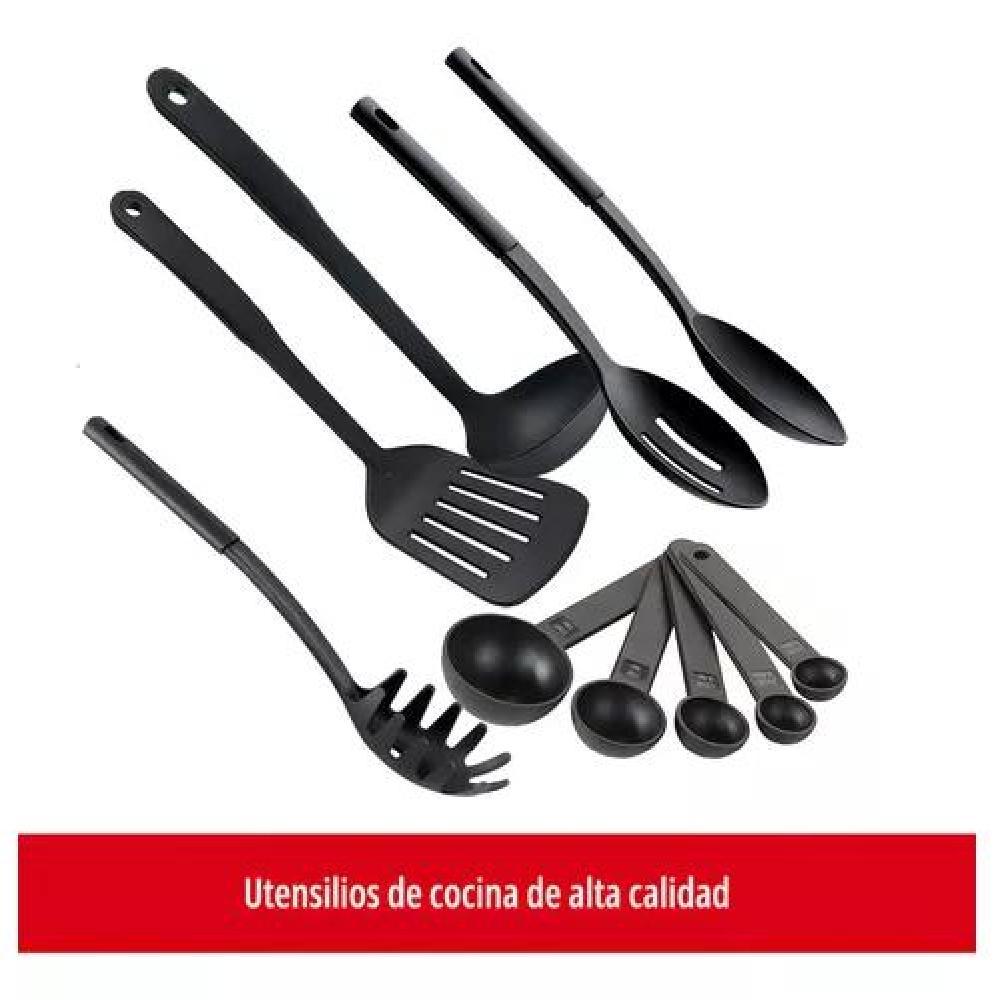 BATERÍA T-FAL 20 PIEZAS EASY CARE ALUMINIO ANTIADHERENTE COLOR ROJO - 7