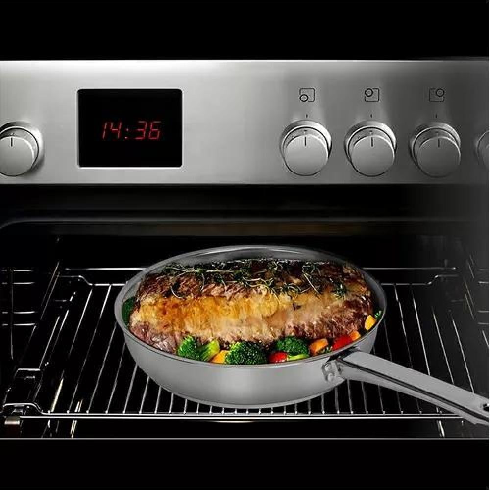 BATERÍA DE COCINA 15 PIEZAS ACERO INOXIDABLE COLOR PLATEADO - 4