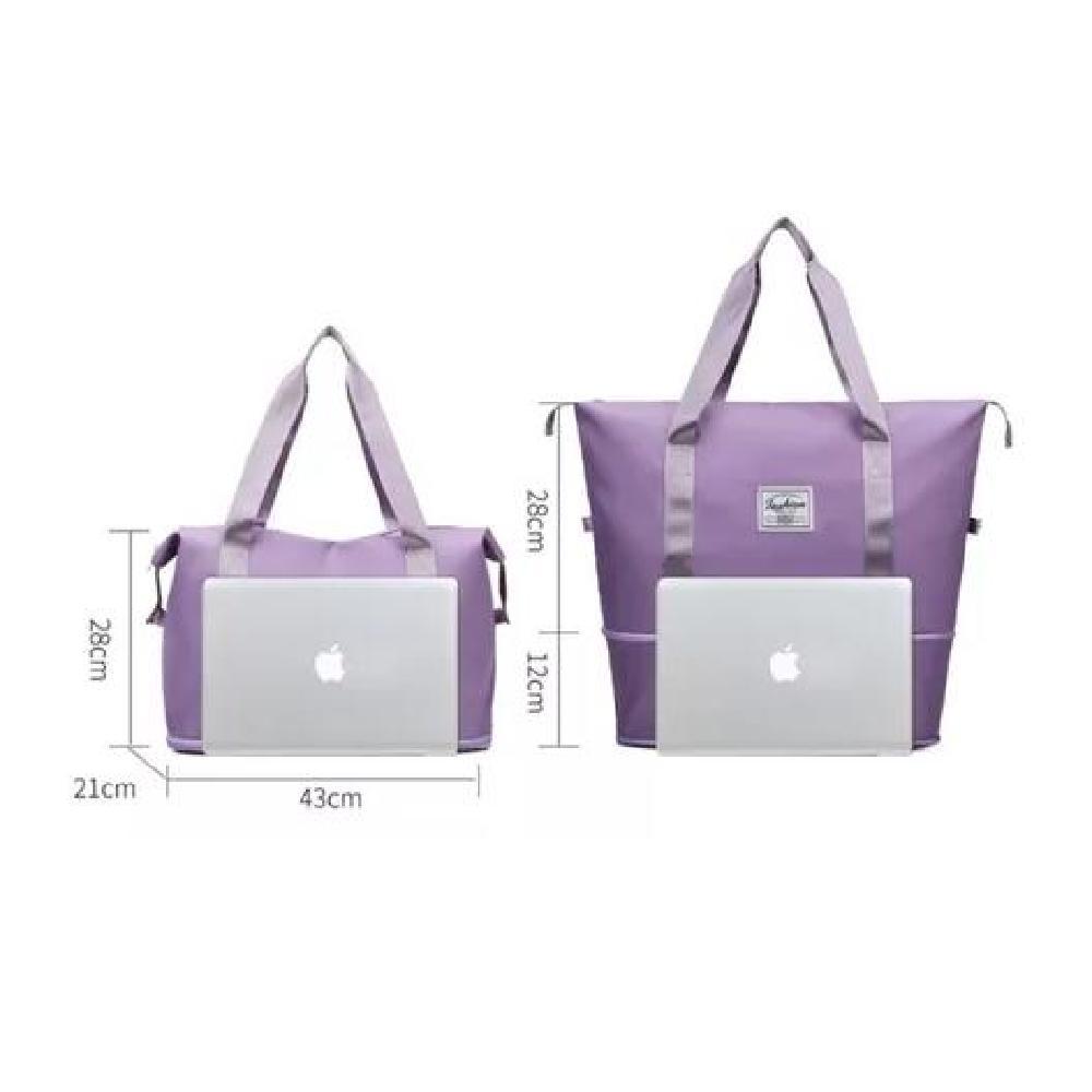 BOLSA GRAN CAPACIDAD PARA VIAJES HOMBRES Y MUJERES DEPORTES2 GRIS - 2