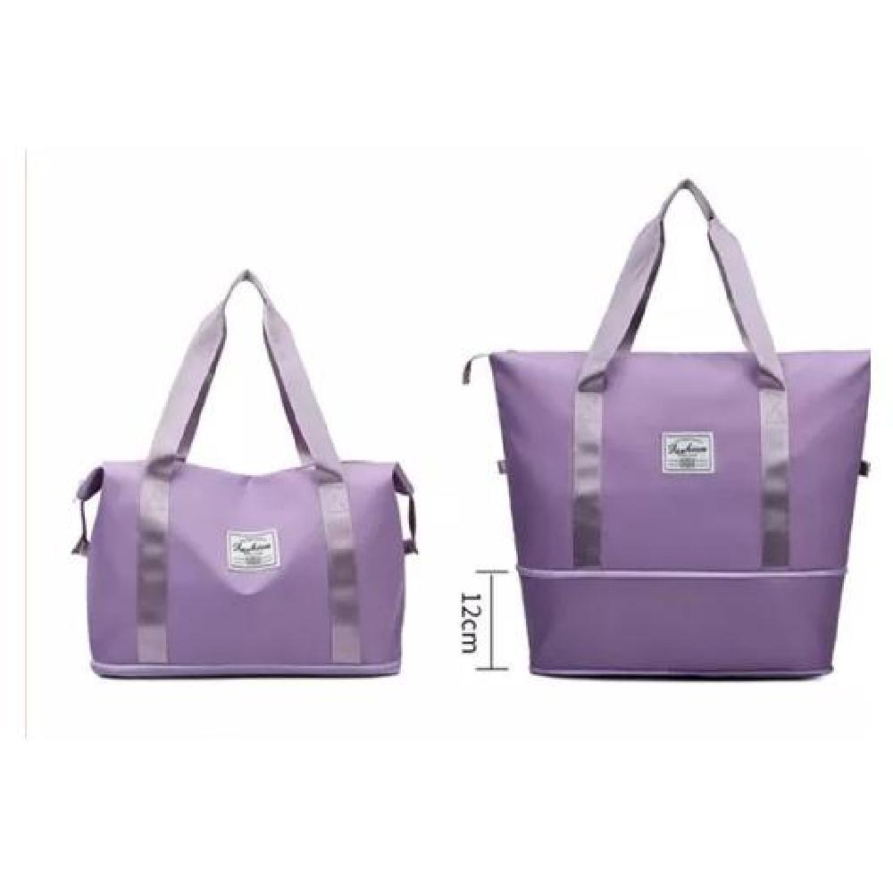 BOLSA GRAN CAPACIDAD PARA VIAJES HOMBRES Y MUJERES DEPORTES2 GRIS - 3