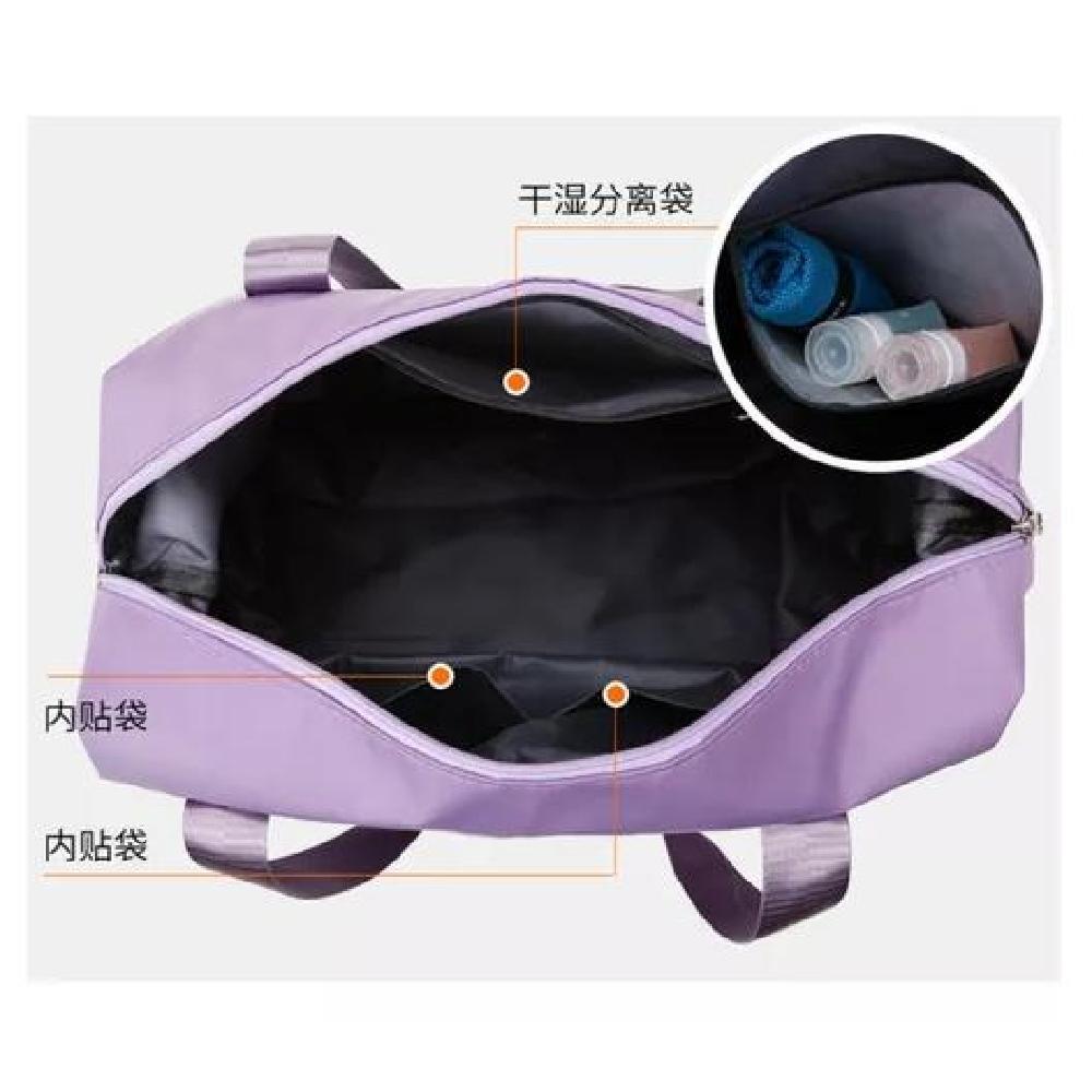 BOLSA GRAN CAPACIDAD PARA VIAJES HOMBRES Y MUJERES DEPORTES2 GRIS - 5