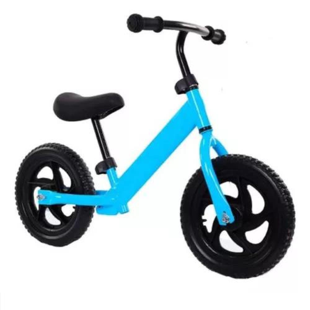 BICICLETA DE EQUILIBRIO BICI2 SIN PEDALES DE APRENDIZAJE NIÑOS AZUL RUEDA NEGRA - 1