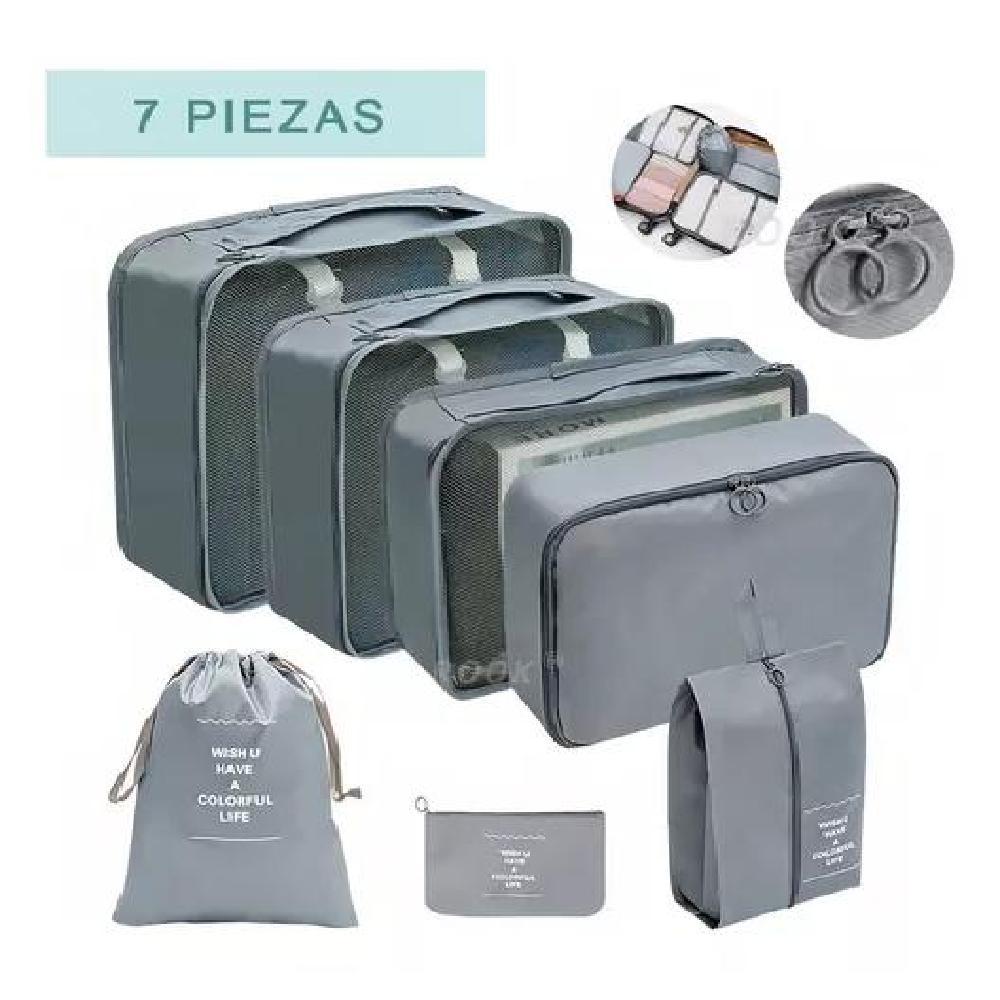 BOLSAS VIAJE ORGANIZADOR 7 ES 1 COLOR GRIS ACERO - 2