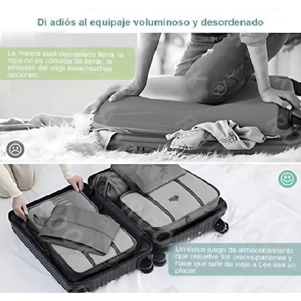 BOLSAS VIAJE ORGANIZADOR 7 ES 1 COLOR GRIS ACERO - 4