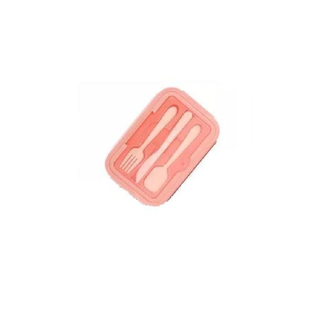 BOLSO LONCHERA TÉRMICA ESCOLAR SET 28PZS PARA NIÑOS PORTÁTIL ROSADO - 6