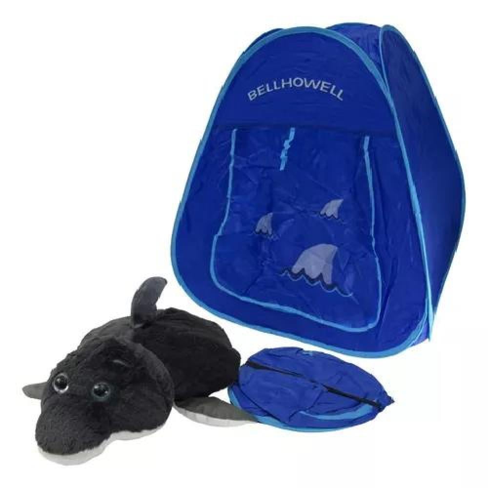 CARPA 3 EN 1 AZUL PELUCHE CASA PARA NIÑAS NIÑOS CARPA PLEGABLE COLOR - 1
