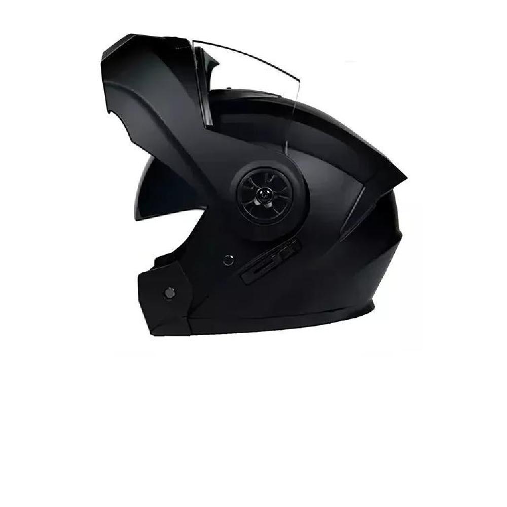 CASCO PARA MOTO FGN 862 NEGRO BRILLANTE ABATIBLE TALLA XL - 2