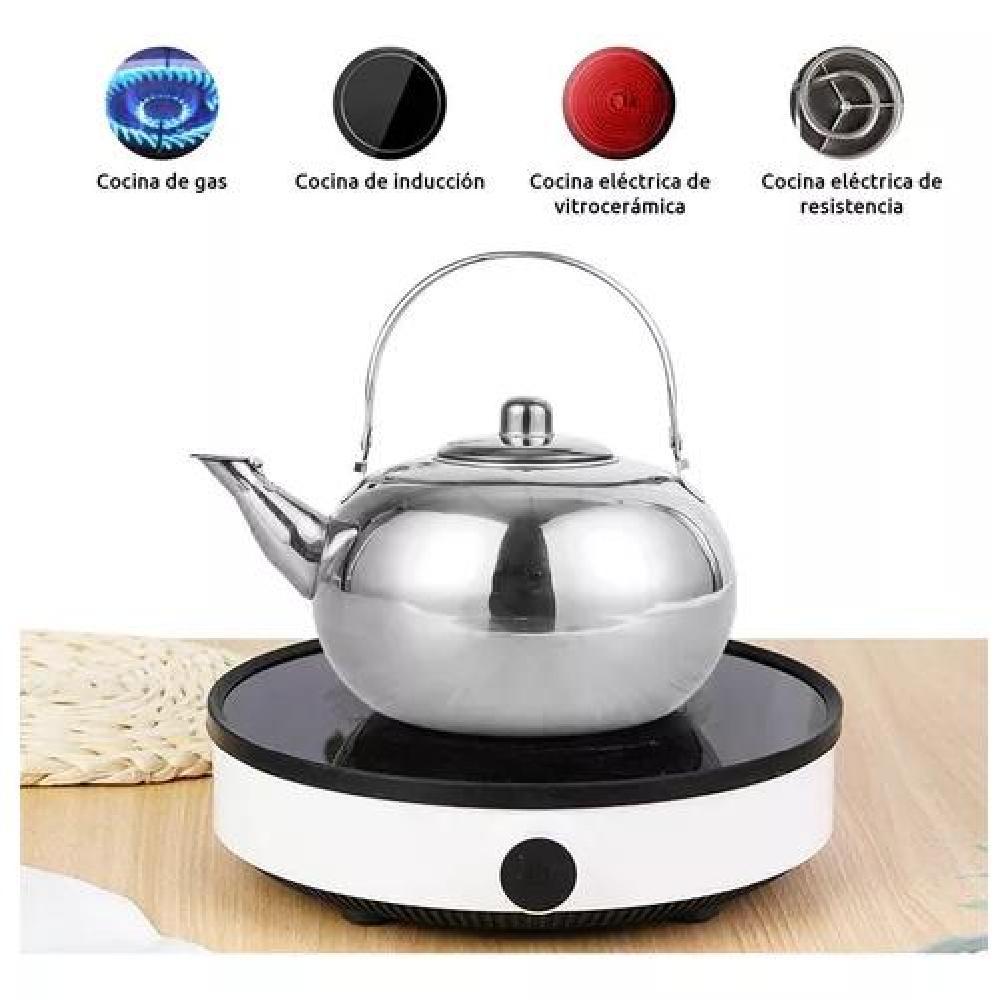 CHEF CHOICE TETERA DE ACERO INOXIDABLE 900ML CON INFUSOR - 4