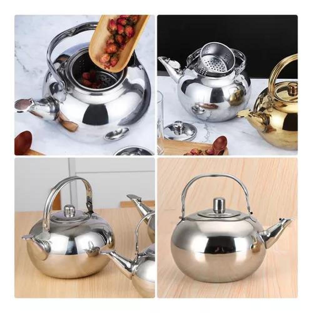 CHEF CHOICE TETERA DE ACERO INOXIDABLE 900ML CON INFUSOR - 5