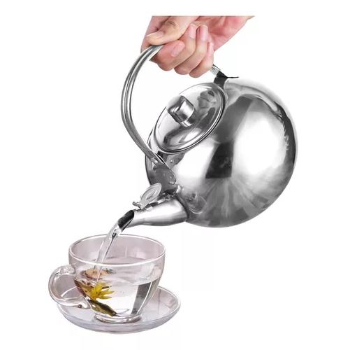 CHEF CHOICE TETERA DE ACERO INOXIDABLE 900ML CON INFUSOR - 9
