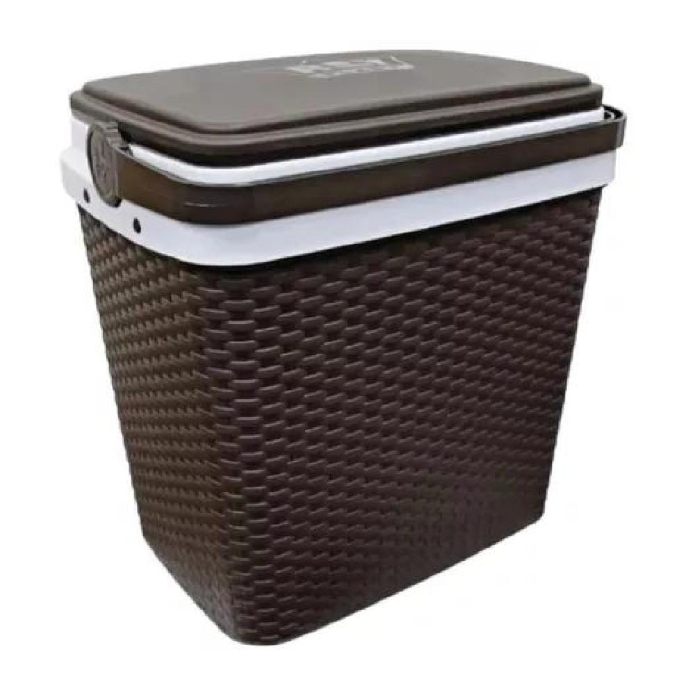 COOLER NEVERA RATAN 35 LT ACERO - 5