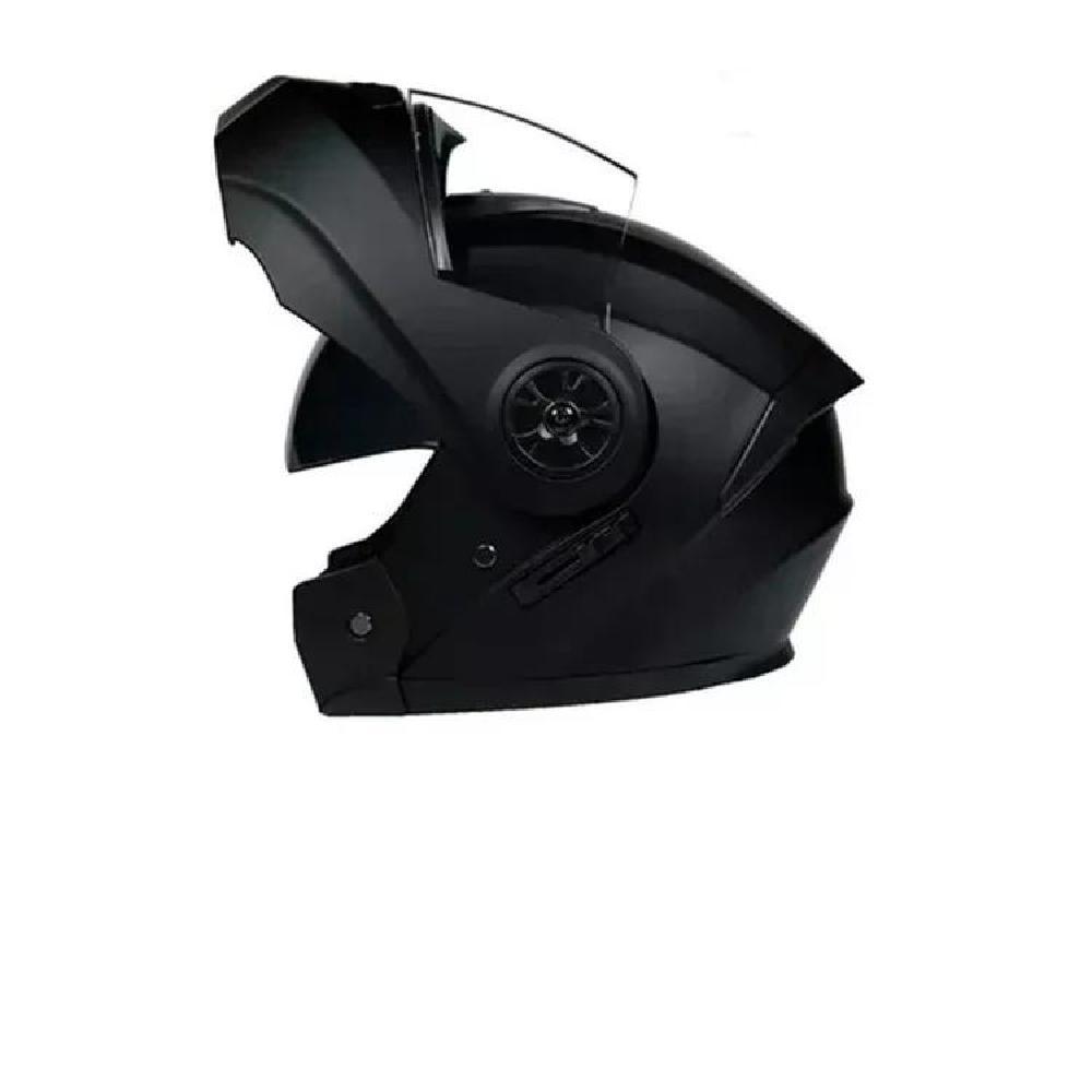 CASCO PARA MOTO FGN 862 NEGRO BRILLANTE ABATIBLE TALLA L - 2