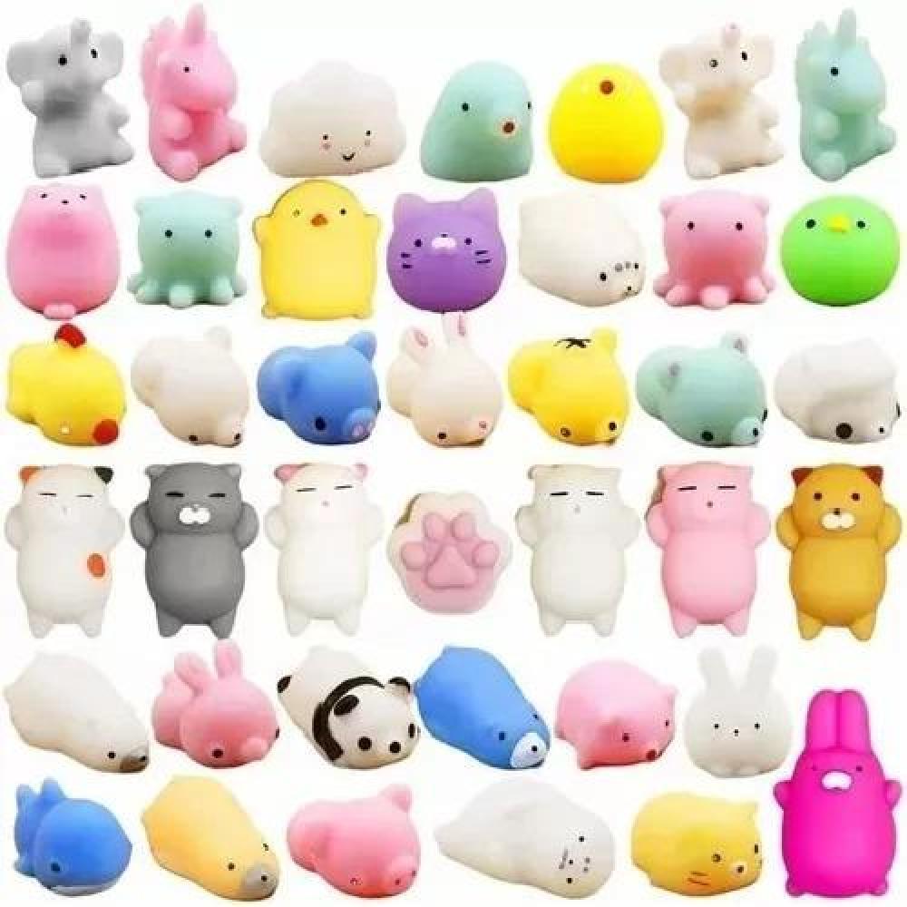 24 PIEZAS MINI MOCHI SQUISHY ANTIESTRÉS FIDGET SQUEEZE TOY - 1