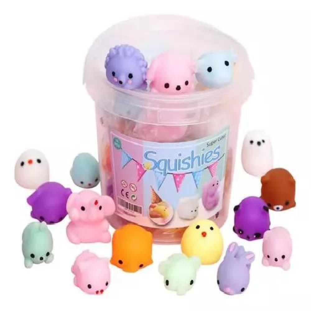 24 PIEZAS MINI MOCHI SQUISHY ANTIESTRÉS FIDGET SQUEEZE TOY - 2