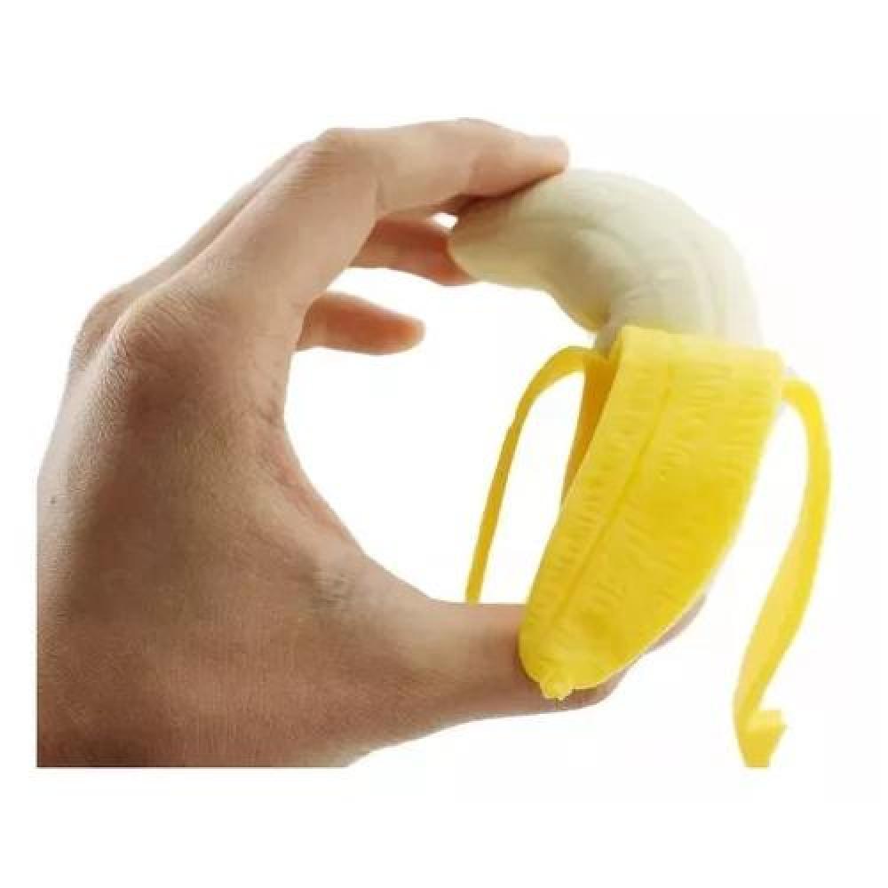 JUGUETE ANTIESTRÉS SQUISHY BANANA REALISTA SUAVE Y ELÁSTICA - 6