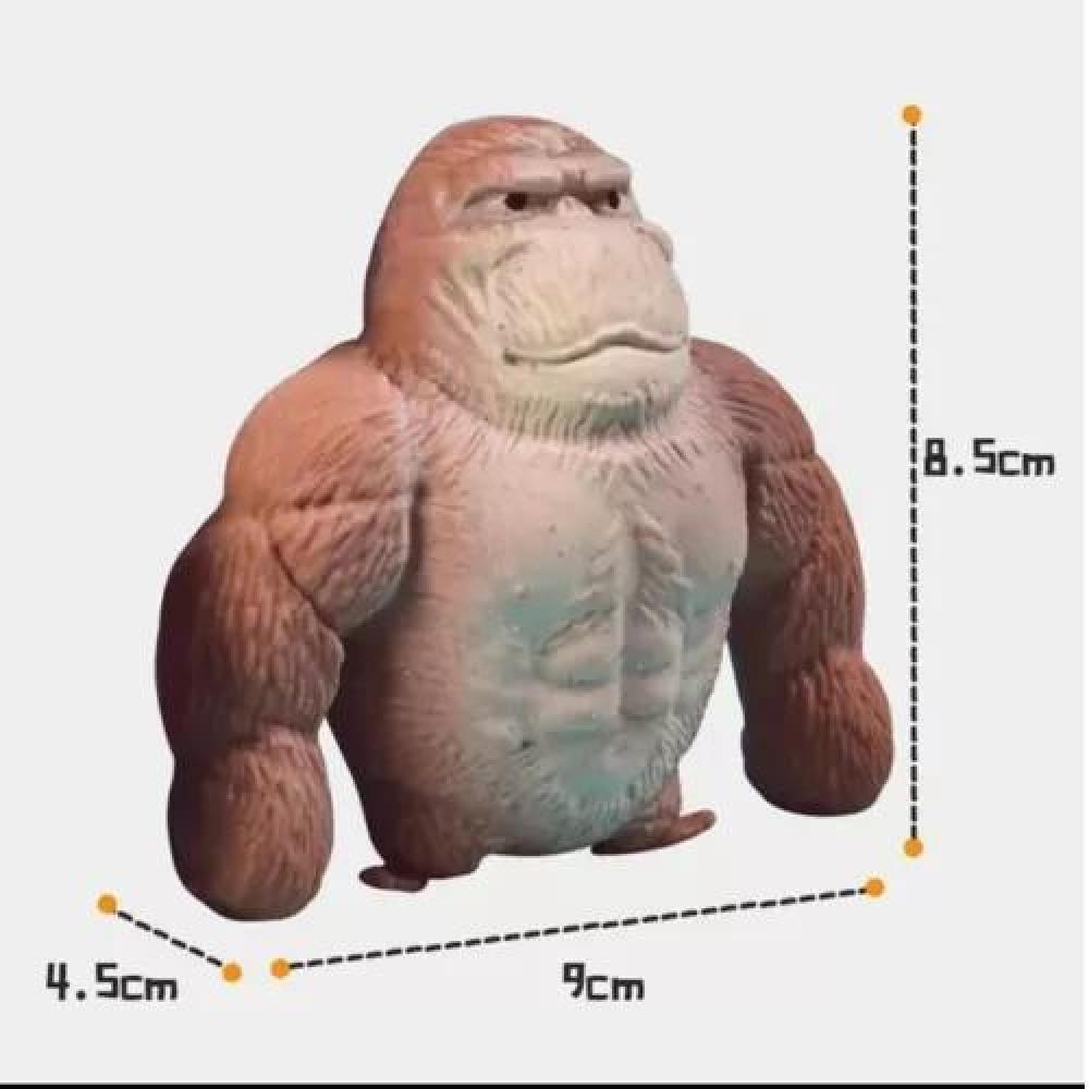 JUGUETE ANTIESTRÉS SQUISHY GORILA PEQUEÑO GORILA TIKTOK 9 CM - 3