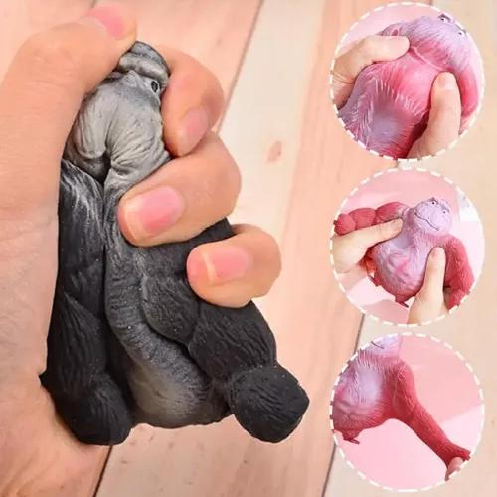 JUGUETE ANTIESTRÉS SQUISHY GORILA PEQUEÑO GORILA TIKTOK 9 CM - 4