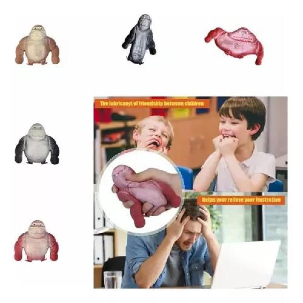 JUGUETE ANTIESTRÉS SQUISHY GORILA PEQUEÑO GORILA TIKTOK 9 CM - 7