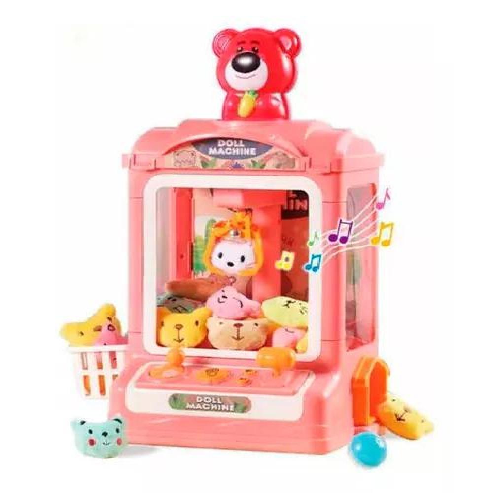 MÁQUINA SACA PELUCHE JUGUETE MINI GARRA PREMIO MACHINE - 1