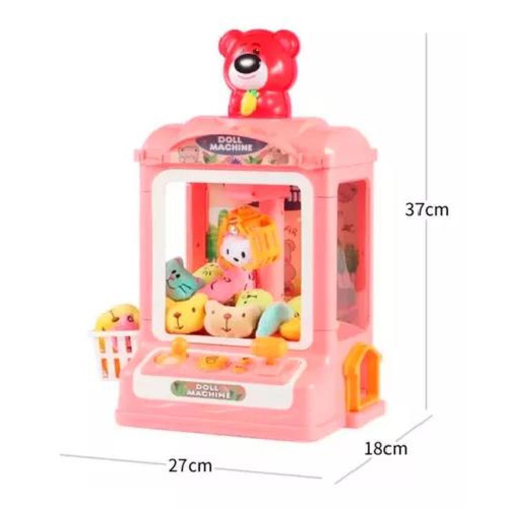MÁQUINA SACA PELUCHE JUGUETE MINI GARRA PREMIO MACHINE - 2