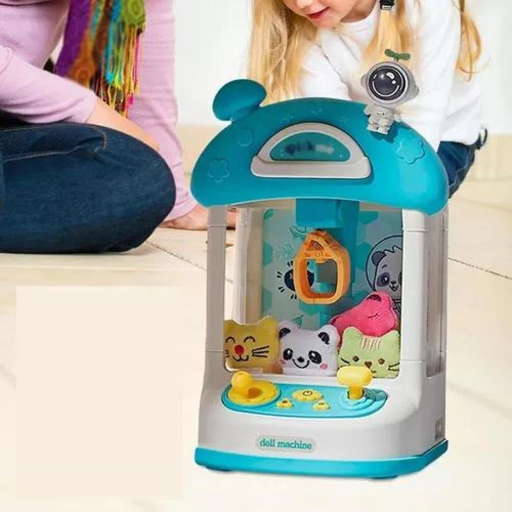 MÁQUINA AGARRA PELUCHES MINI ATRAPA COLOR TURQUESA - 5