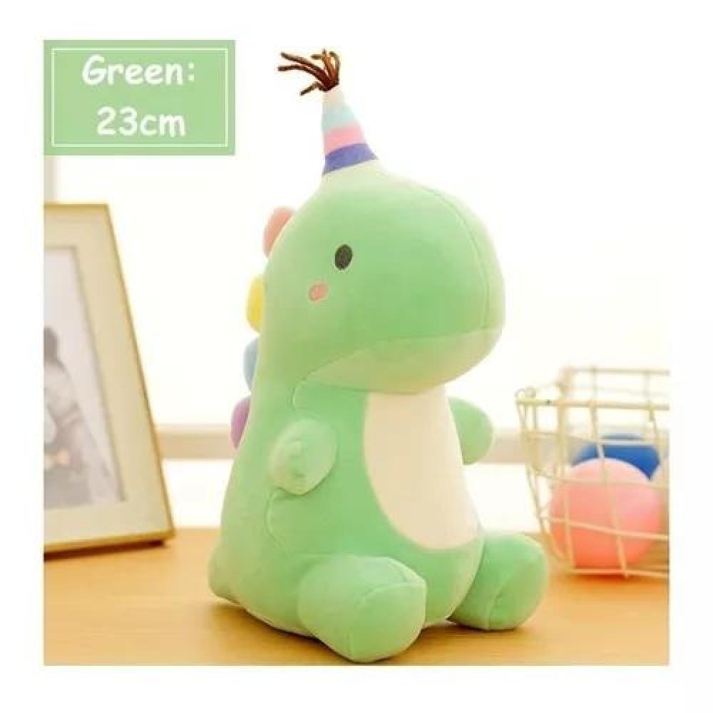 PELUCHE DINOSAURIO CUMPLEAÑOS ROSADO KAWAII GRANDE - 4