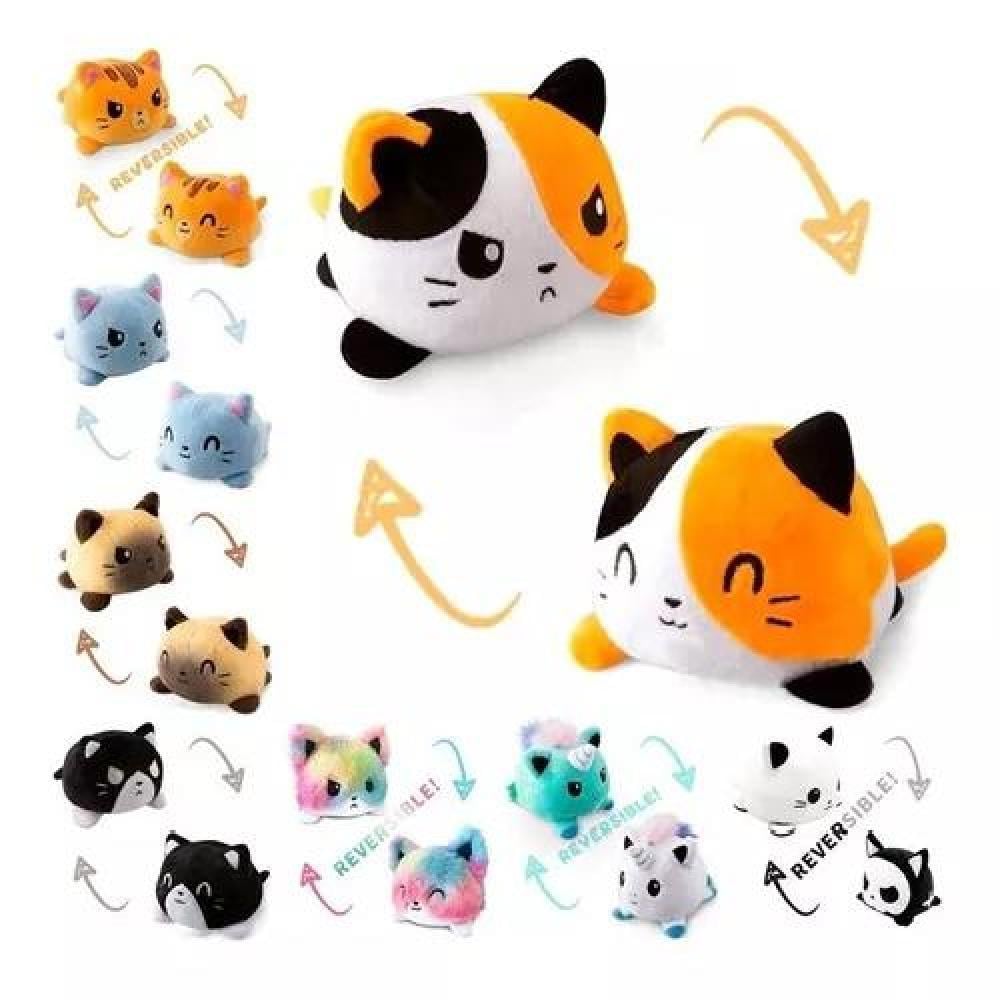 PELUCHE GATO REVERSIBLE FELPA - 3