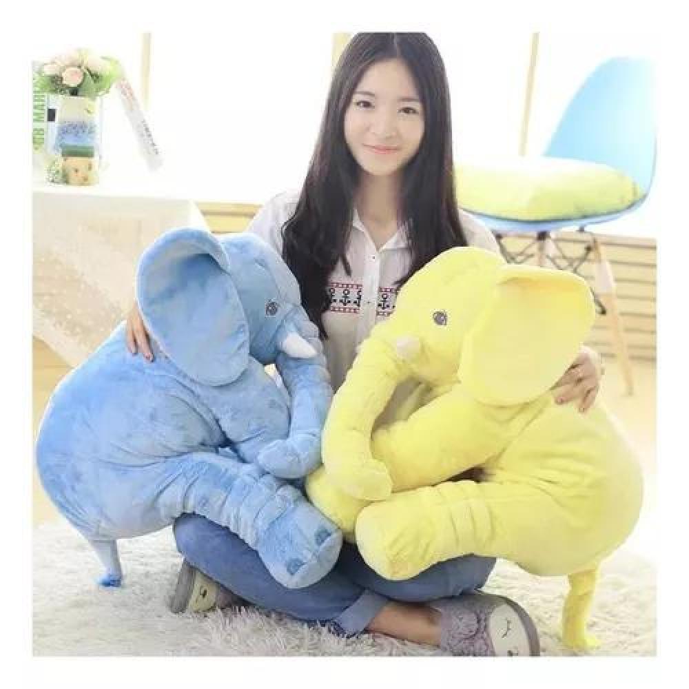 PELUCHE GIGANTE ELEFANTE GRIS ALMOHADA BEBÉ SUAVE Y LIVIANO - 6