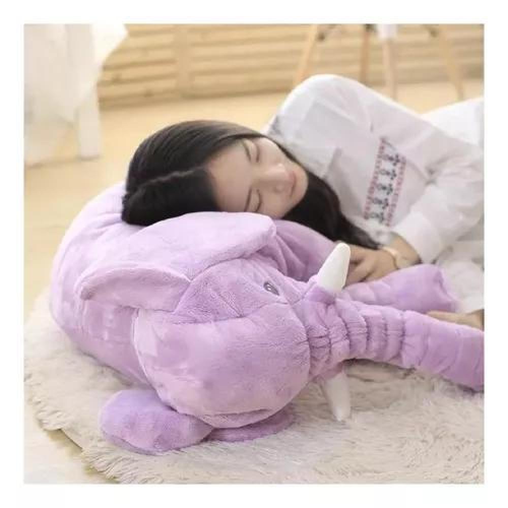 PELUCHE GIGANTE ELEFANTE GRIS ALMOHADA BEBÉ SUAVE Y LIVIANO - 7