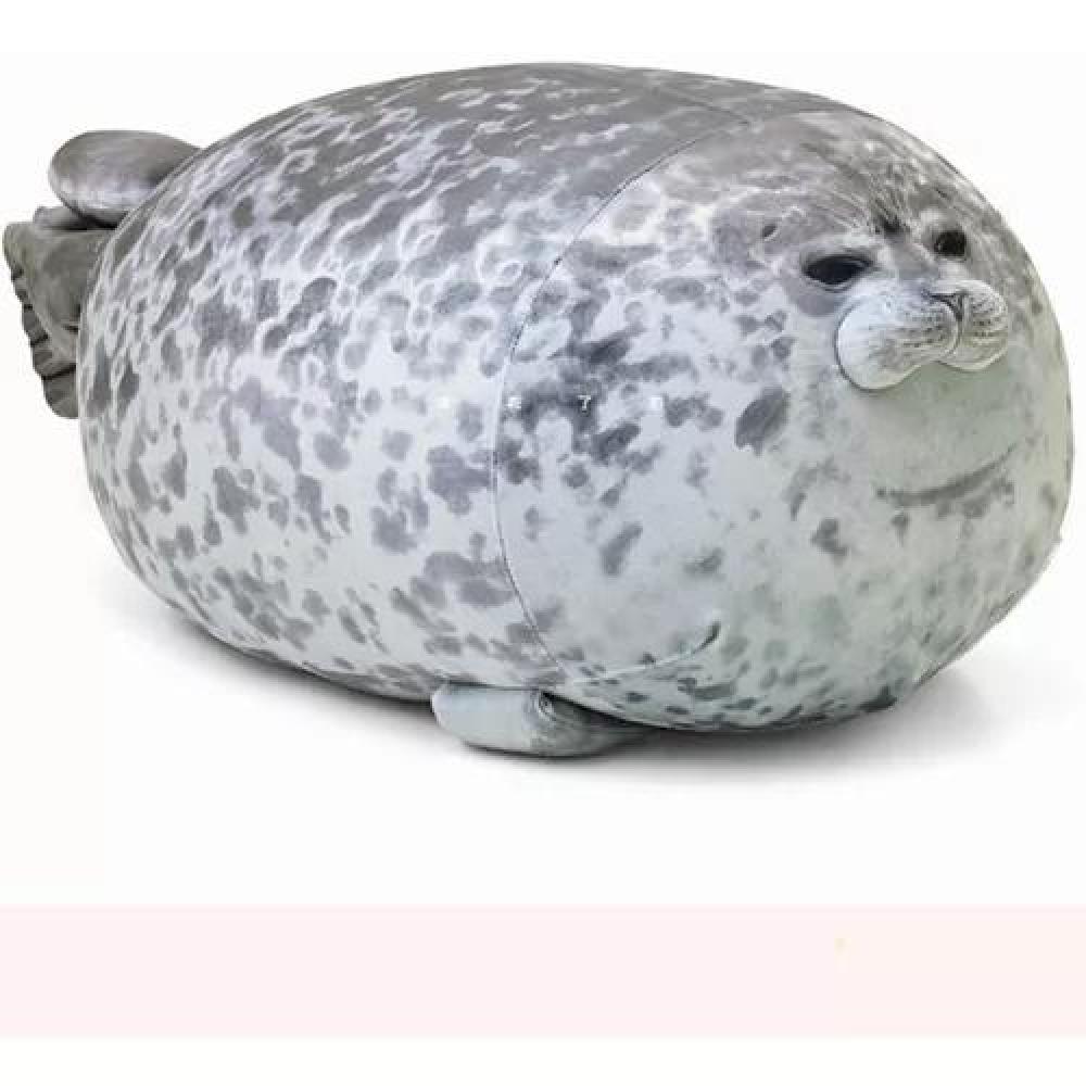 PELUCHE FOCA BONITA CÓMODA Y SUAVE 30 CM GRIS - 1