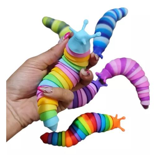 GUSANO O BABOSA SENSORIAL. JUGUETE DIDÁCTICO. - 1