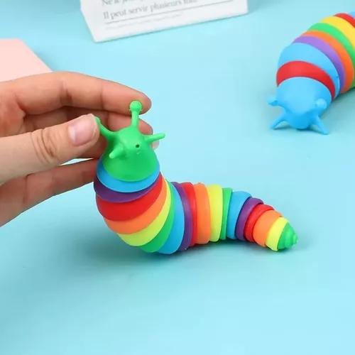 GUSANO O BABOSA SENSORIAL. JUGUETE DIDÁCTICO. - 3