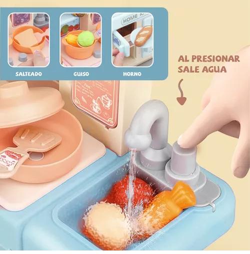 COCINA DE JUGUETE KITCHEN 32PCS JUEGO DE NIÑAS NIÑOS CELESTE - 2